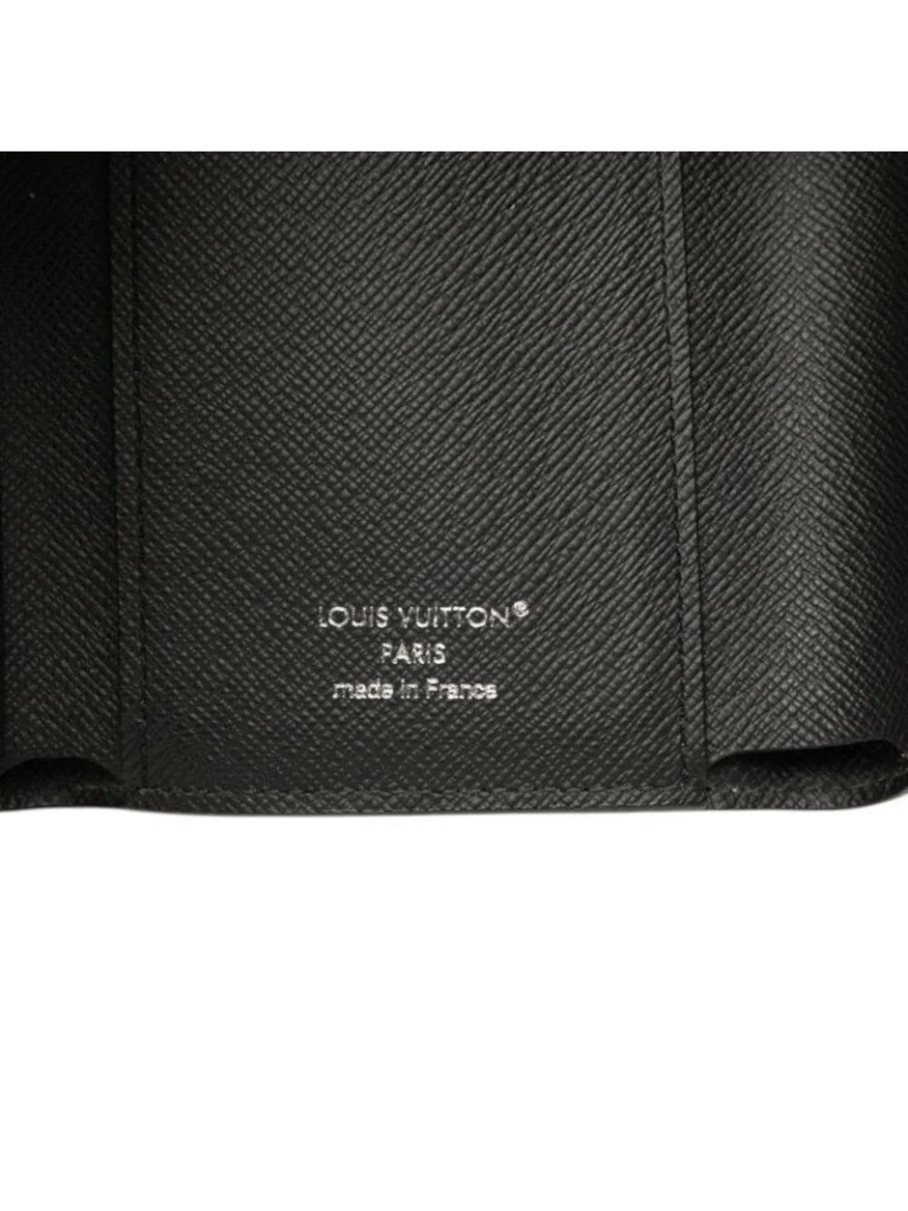 Louis Vuitton Monogram Eclipse Victor Wallet Trifold Black Gray Leather